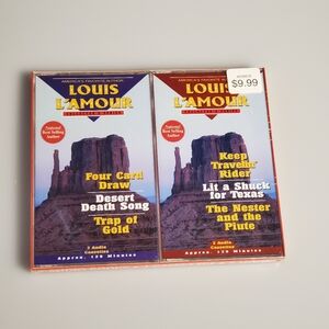 Louis L'Amour Set of Audiobooks on Cassette